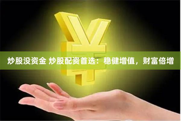 炒股没资金 炒股配资首选：稳健增值，财富倍增